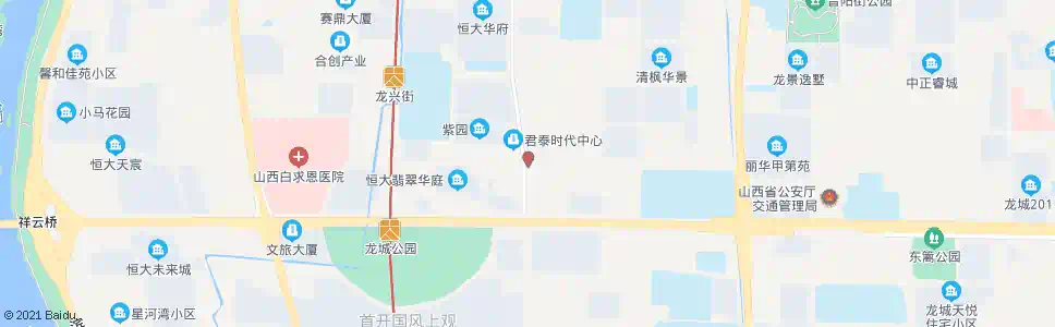 太原龙城北街体育路口_公交站地图_太原公交_妙搜公交查询2025