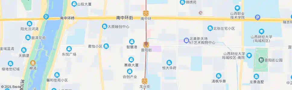 太原晋阳街长治路口_公交站地图_太原公交_妙搜公交查询2025