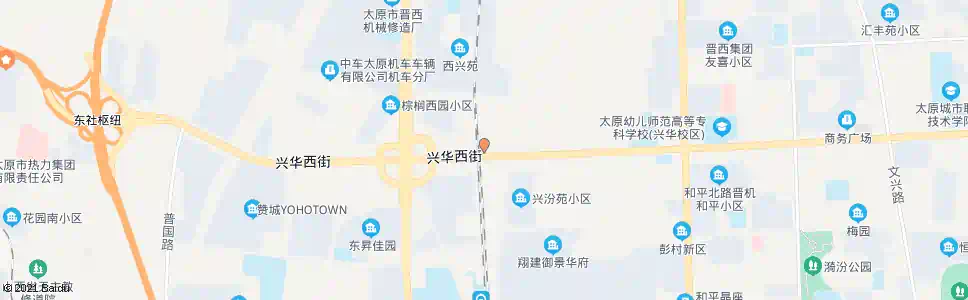 太原光彩慈行招呼站_公交站地图_太原公交_妙搜公交查询2025