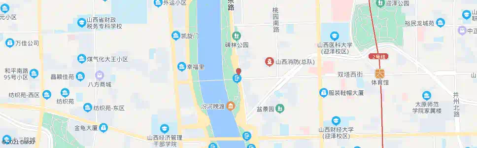 太原滨东双塔西街口_公交站地图_太原公交_妙搜公交查询2025