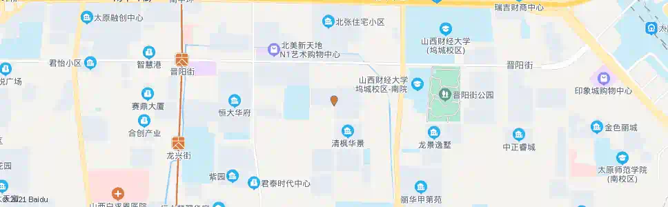 太原坞城路坞城西街口_公交站地图_太原公交_妙搜公交查询2025