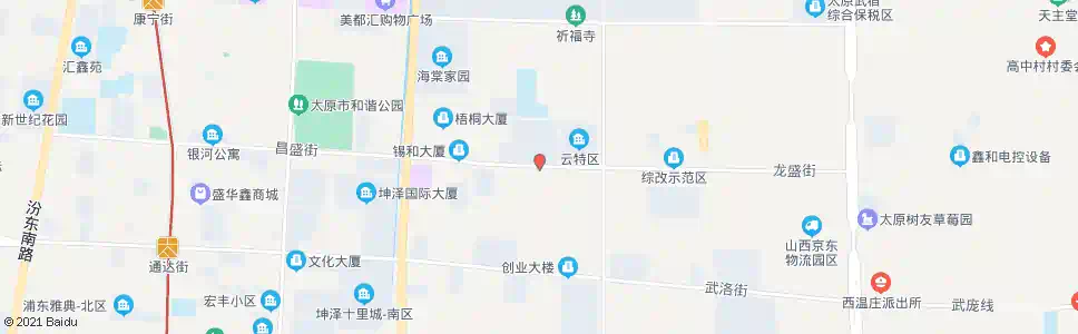 太原龙城街唐华路口_公交站地图_太原公交_妙搜公交查询2025