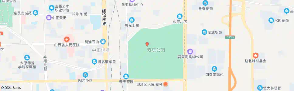太原双塔北路永祚寺西街口_公交站地图_太原公交_妙搜公交查询2025