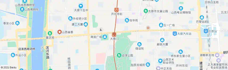 太原大南门_公交站地图_太原公交_妙搜公交查询2025