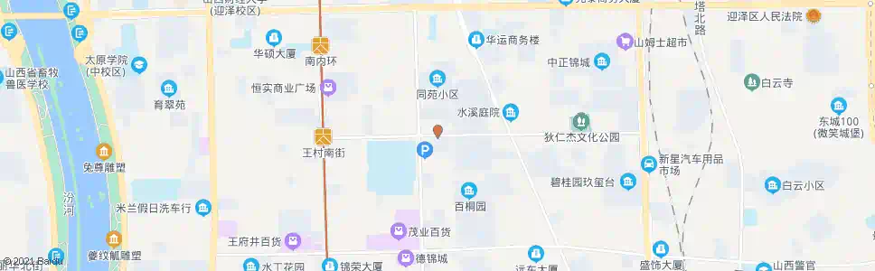 太原二营盘街_公交站地图_太原公交_妙搜公交查询2025