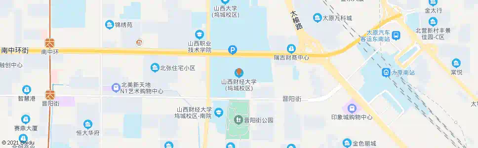 太原财经大学_公交站地图_太原公交_妙搜公交查询2025