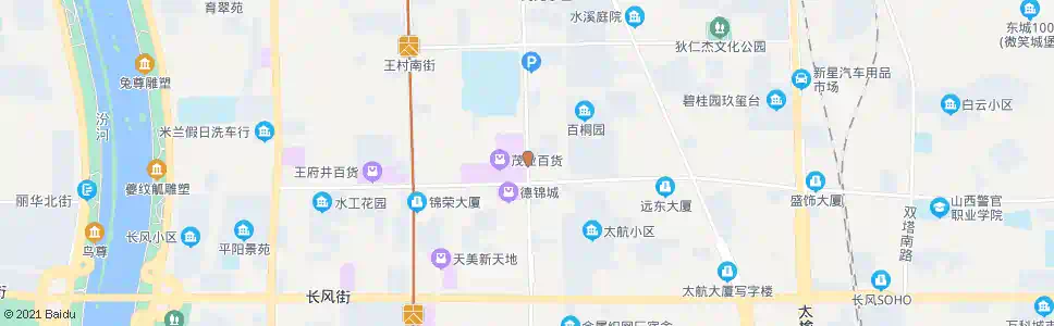太原体育路亲贤街口_公交站地图_太原公交_妙搜公交查询2025