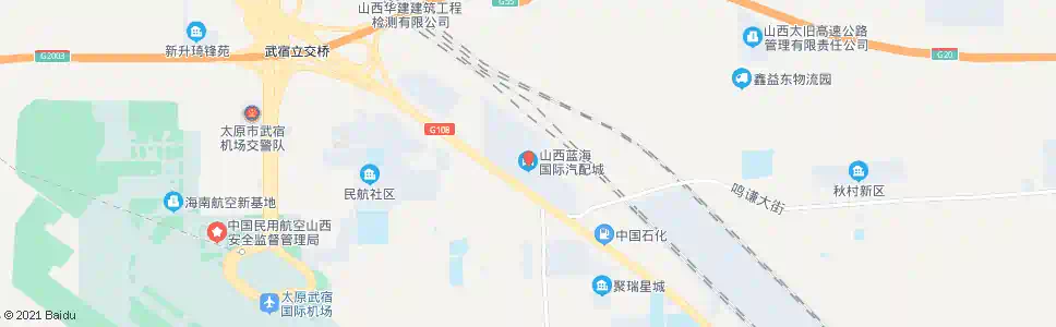 太原蓝海汽配城(东华苑)_公交站地图_太原公交_妙搜公交查询2025