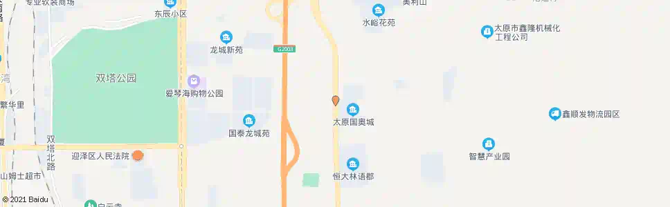 太原赵北峰东_公交站地图_太原公交_妙搜公交查询2025