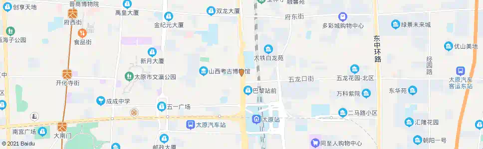 太原建设北路五龙口街口_公交站地图_太原公交_妙搜公交查询2025