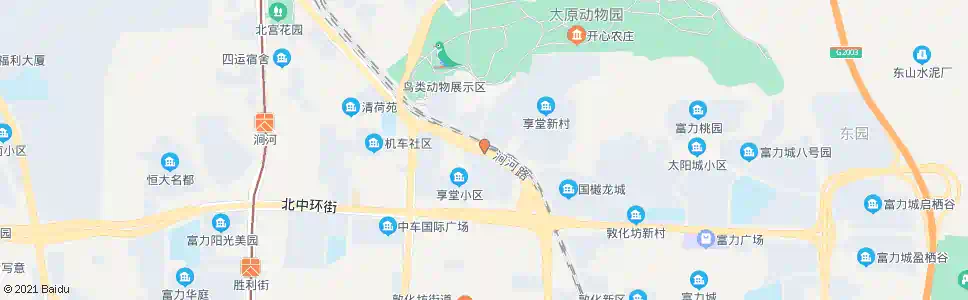 太原矿机宿舍_公交站地图_太原公交_妙搜公交查询2025