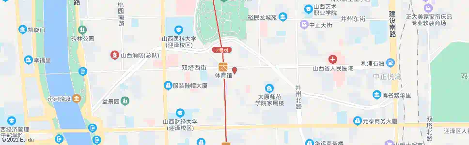 太原体育馆_公交站地图_太原公交_妙搜公交查询2025