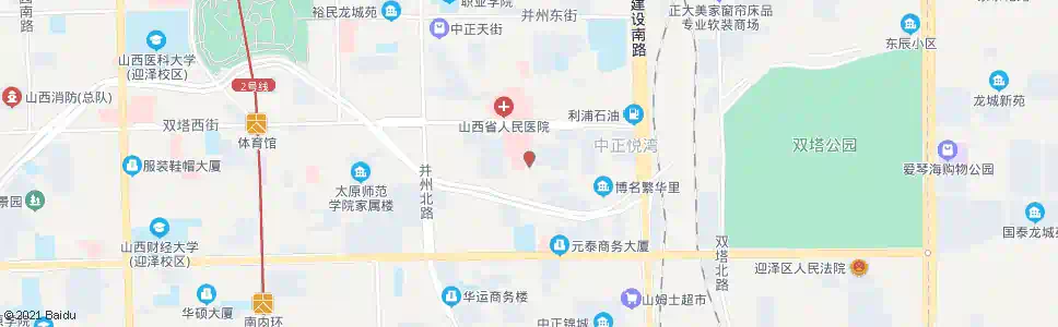 太原职工医学院西门_公交站地图_太原公交_妙搜公交查询2025