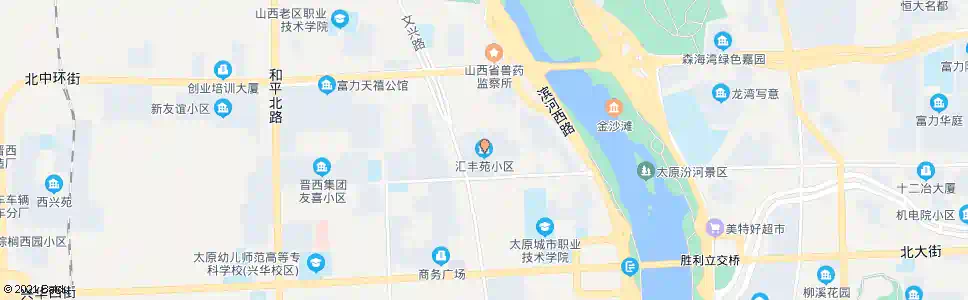 太原汇丰苑小区_公交站地图_太原公交_妙搜公交查询2025