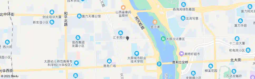 太原公交童星幼儿园(兴华北街)_公交站地图_太原公交_妙搜公交查询2025