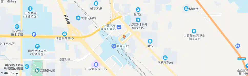 太原站前广场_公交站地图_太原公交_妙搜公交查询2025