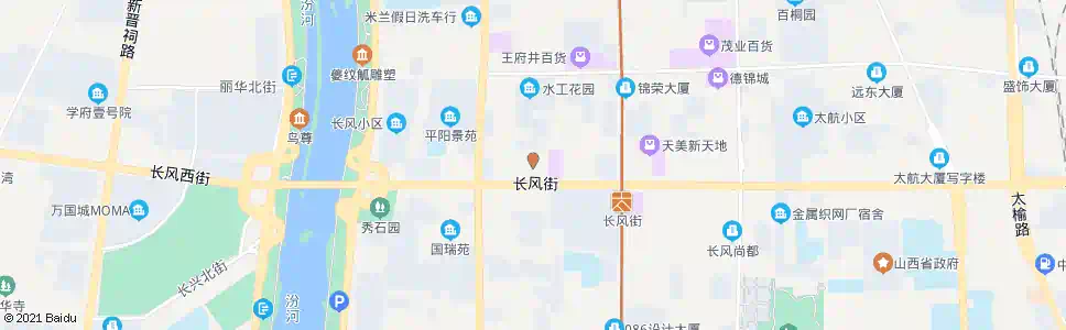太原和信摩尔(长风街平阳路口)_公交站地图_太原公交_妙搜公交查询2025