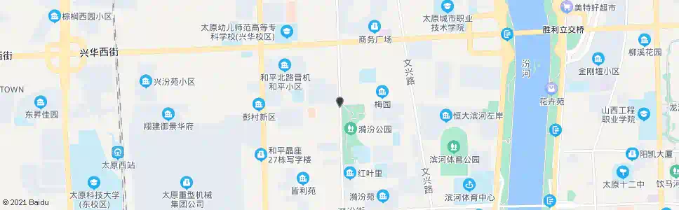 太原千峰北路彭西二巷口_公交站地图_太原公交_妙搜公交查询2025