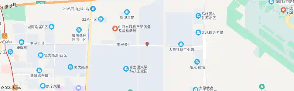 太原电子街唐槐路口_公交站地图_太原公交_妙搜公交查询2025