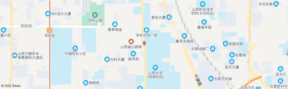 太原山西大学_公交站地图_太原公交_妙搜公交查询2025
