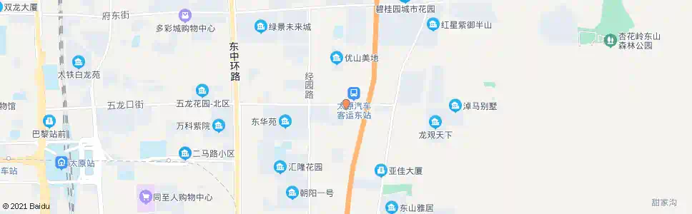 太原民营开发区_公交站地图_太原公交_妙搜公交查询2025