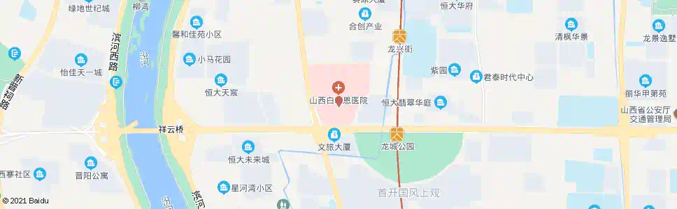 太原山西大医院_公交站地图_太原公交_妙搜公交查询2025