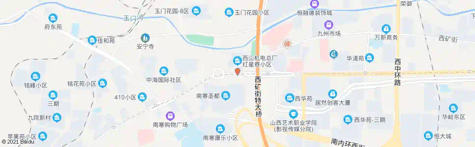 太原迎泽西大街西口_公交站地图_太原公交_妙搜公交查询2025