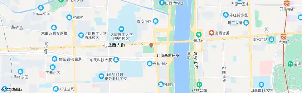 太原迎泽桥西_公交站地图_太原公交_妙搜公交查询2025