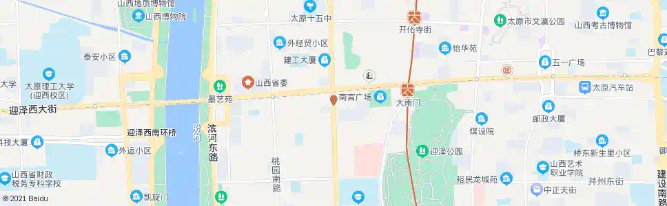 太原新建南路迎泽街口_公交站地图_太原公交_妙搜公交查询2025