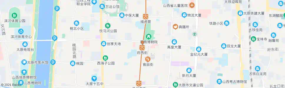 太原解放路府西街口_公交站地图_太原公交_妙搜公交查询2025