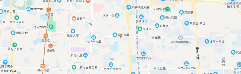 太原府东街建设北路口_公交站地图_太原公交_妙搜公交查询2025