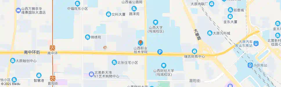 太原山西建筑职业技术学院北门_公交站地图_太原公交_妙搜公交查询2025