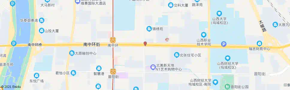 太原南中环体育路口_公交站地图_太原公交_妙搜公交查询2025