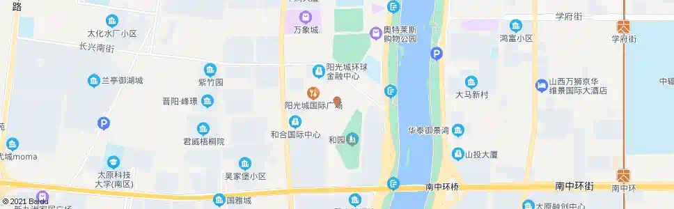 太原长风商务区_公交站地图_太原公交_妙搜公交查询2025