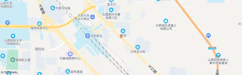 太原大东门街太行路口_公交站地图_太原公交_妙搜公交查询2025