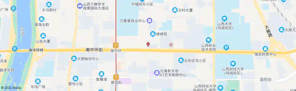 太原体育路南中环口_公交站地图_太原公交_妙搜公交查询2025