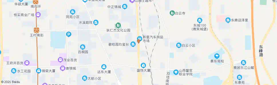 太原建设南路狄村街口_公交站地图_太原公交_妙搜公交查询2025
