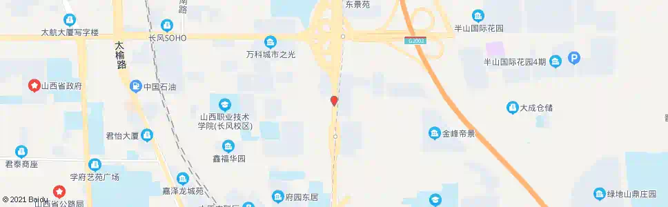 太原东中环坞城东街口_公交站地图_太原公交_妙搜公交查询2025