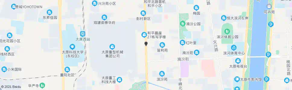 太原和平北路漪汾街口_公交站地图_太原公交_妙搜公交查询2025