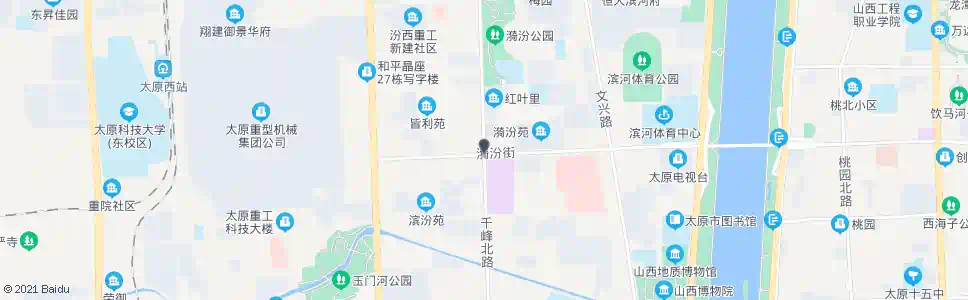 太原千峰北路漪汾街口_公交站地图_太原公交_妙搜公交查询2025