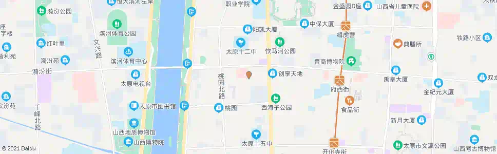 太原桃园一巷_公交站地图_太原公交_妙搜公交查询2025