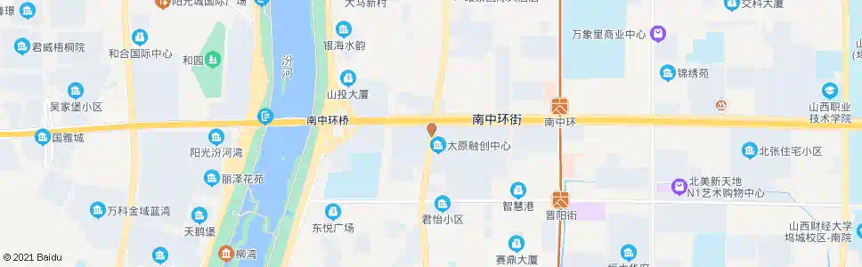 太原平阳路南中环口_公交站地图_太原公交_妙搜公交查询2025