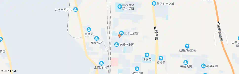 太原太钢三中_公交站地图_太原公交_妙搜公交查询2025