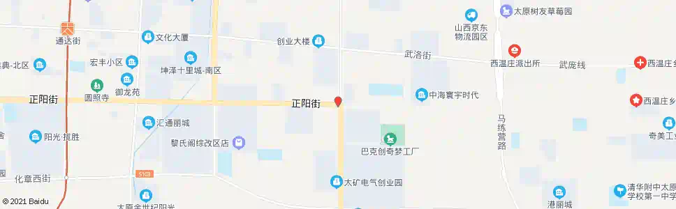 太原正阳街唐槐路口_公交站地图_太原公交_妙搜公交查询2025