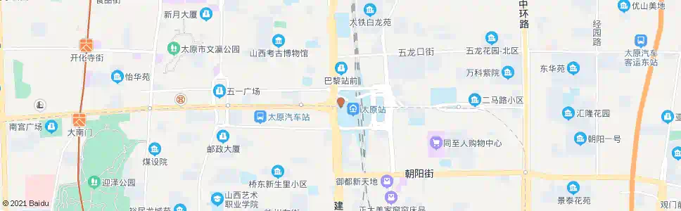 太原华玺广场_公交站地图_太原公交_妙搜公交查询2025