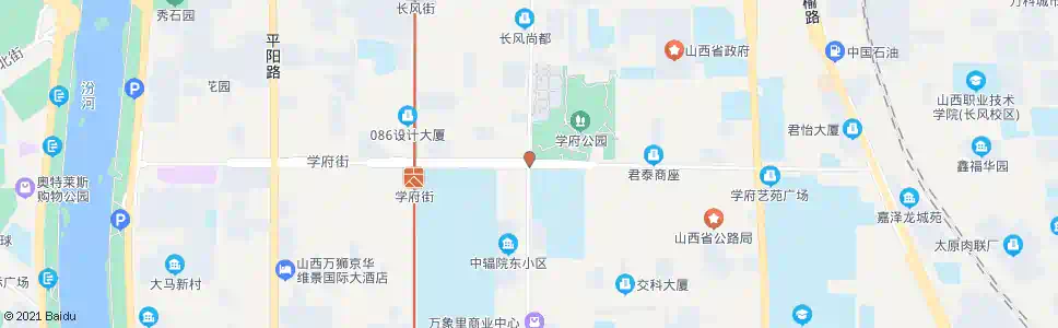 太原学府街体育路口_公交站地图_太原公交_妙搜公交查询2025