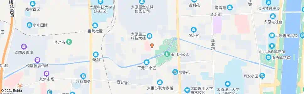 太原重机医院_公交站地图_太原公交_妙搜公交查询2025