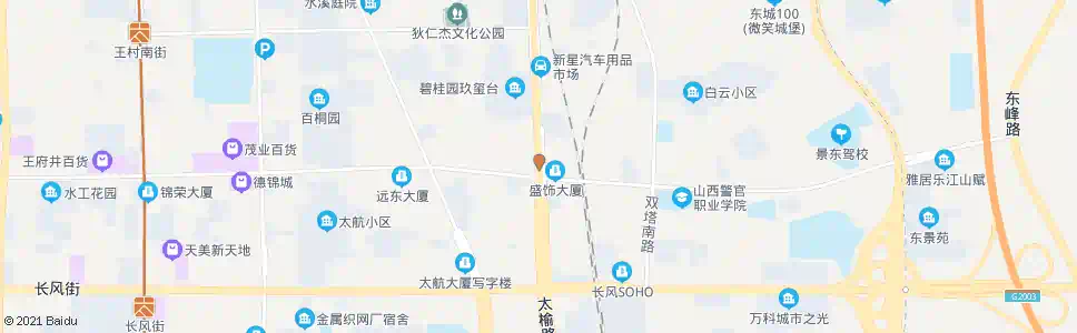 太原建设南路亲贤北街口_公交站地图_太原公交_妙搜公交查询2025