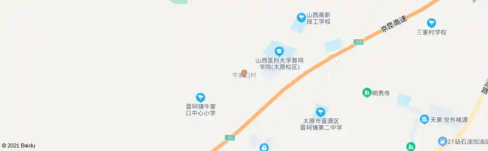 太原牛家口村_公交站地图_太原公交_妙搜公交查询2025