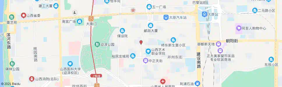 太原并州北路青年东街口_公交站地图_太原公交_妙搜公交查询2025